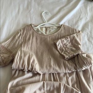 ARITZIA dress - soft pink beige